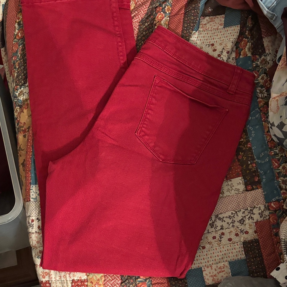Dana Buchman Vibrant Red Jeans